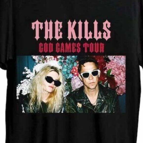 The Kills God Games Tour 2024 Band Music Concert Fan Graphic Two-Sided Shirt 159 - Picture 2 of 6